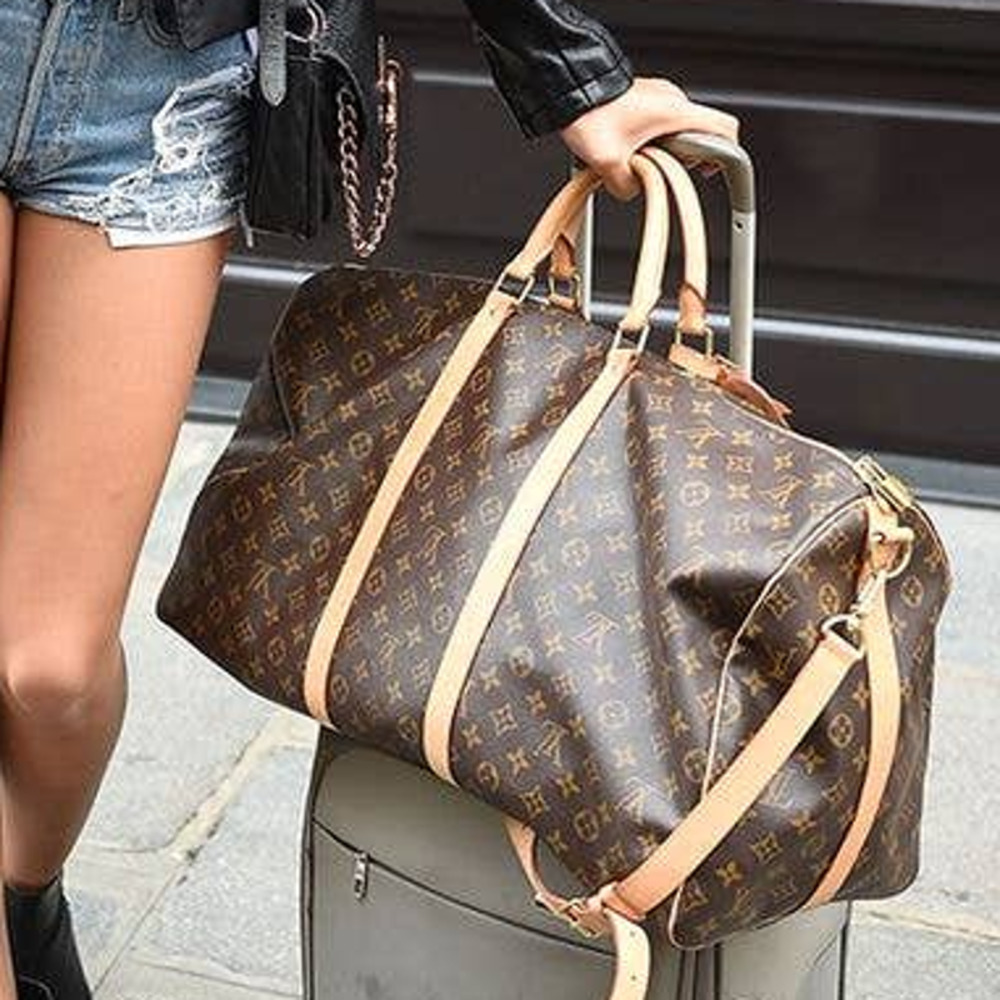 💎✨Authentic✨💎 Louis Vuitton Keep All Bandouliere 55 Boston Bag